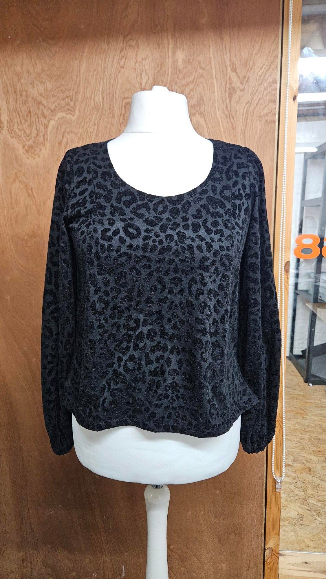 Sample Iris Top Hack in Black Ponte Roma - Size 14