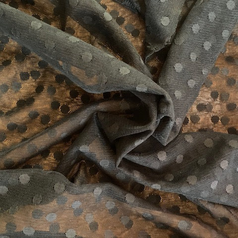 Pea Spot Net in Black