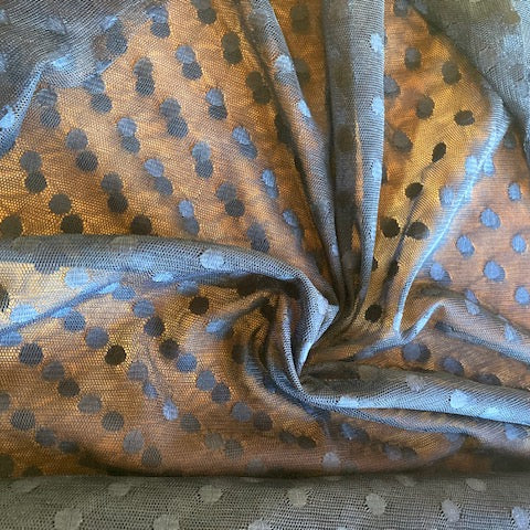 Pea Spot Net in Navy