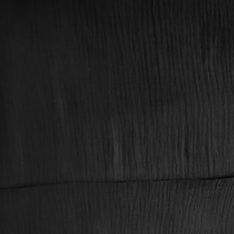 Plain Double Gauze in Soft Black 70cm Remnant