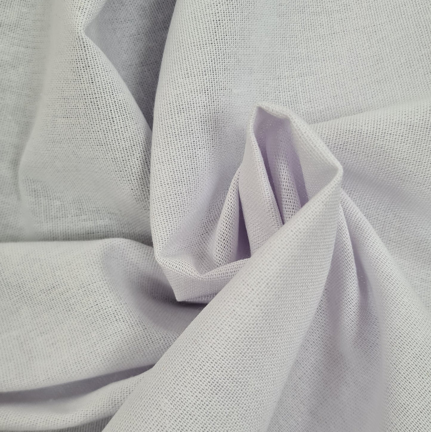 Linen Mix Fabric in White