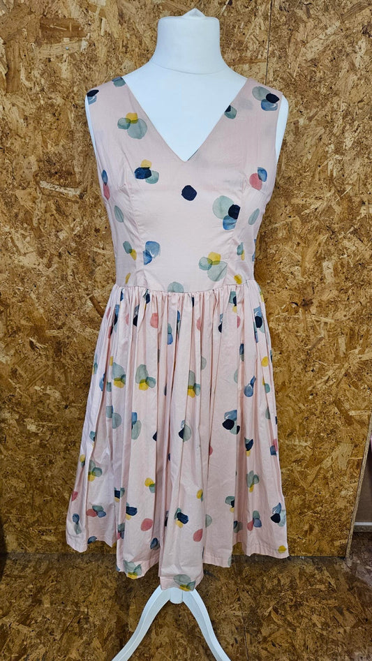 Sample Lotta Dress in Pale Pink Cotton Lawn - Size 10