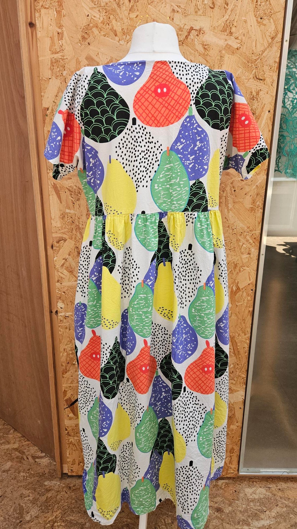 Sample Cassie Dress Hack in Pears Cotton Poplin - Size 20