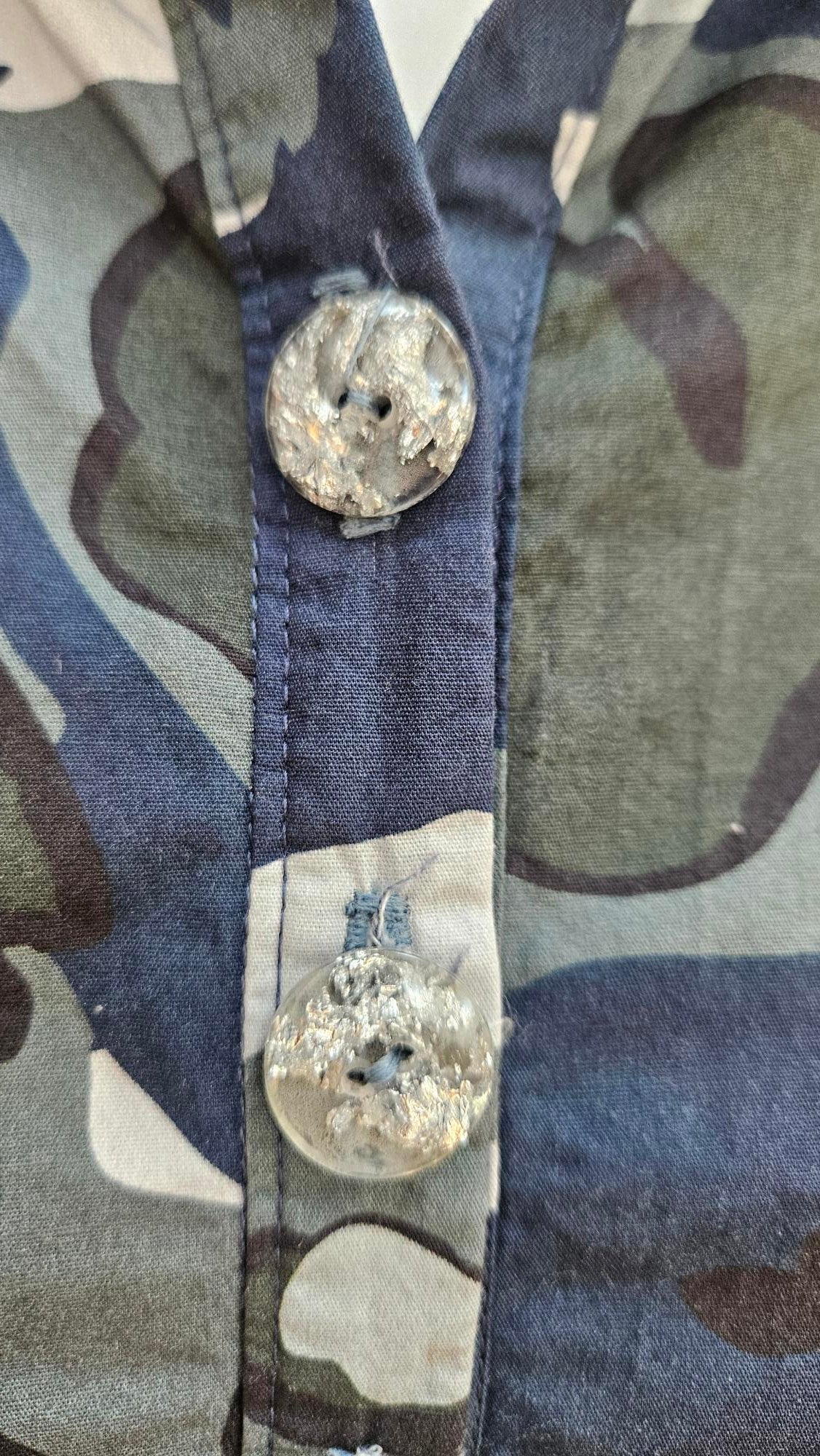 Sample Zoe Dress in Ted Baker Camo Cotton - Size 20
