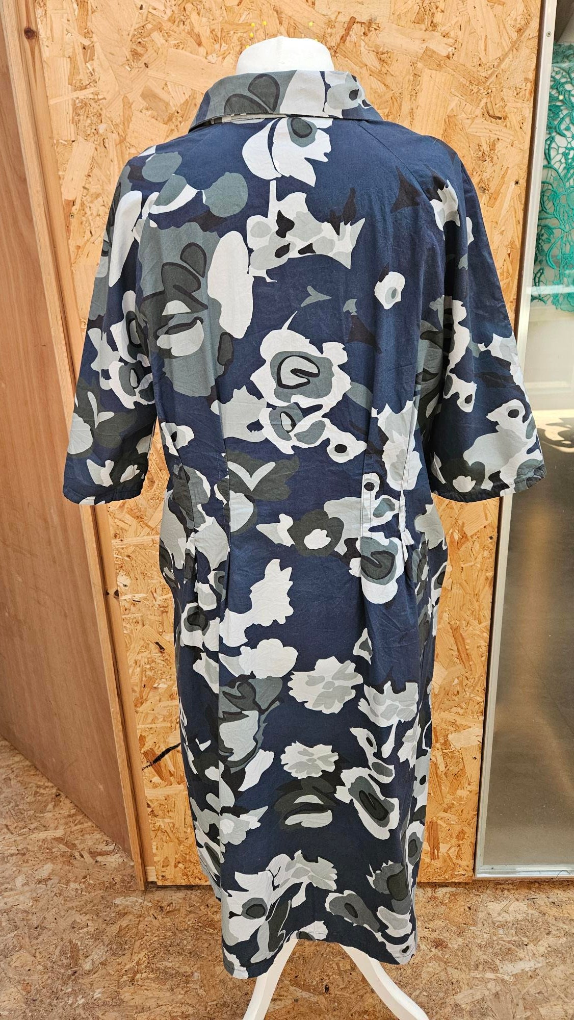 Sample Zoe Dress in Ted Baker Camo Cotton - Size 20