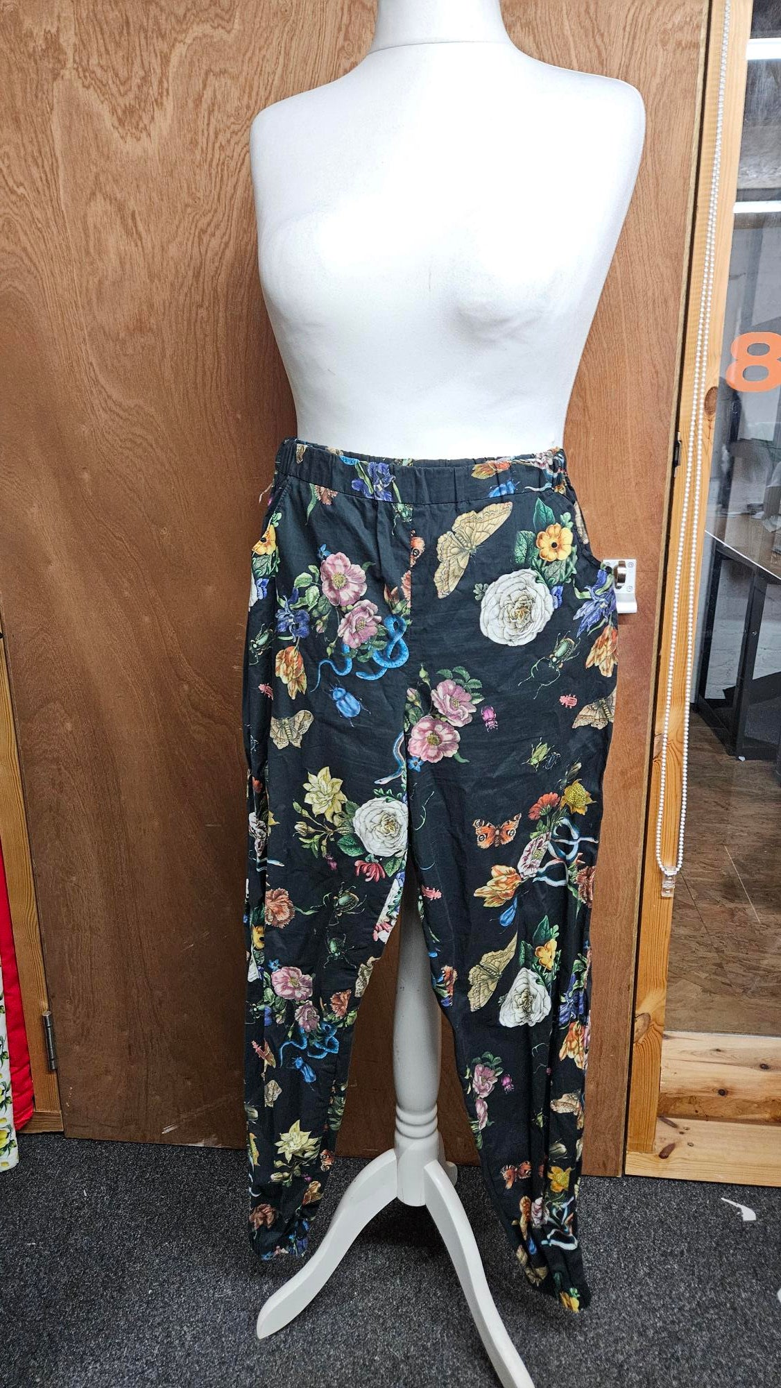 Sample Alice Trousers in Lady McElroy Cotton Lawn - Size 12