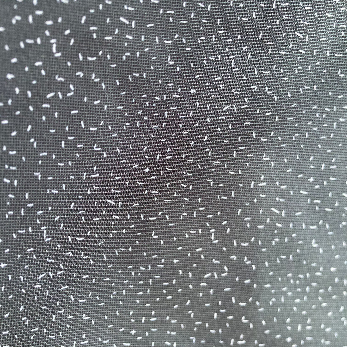 Tiny Dash Cotton in Grey and Black
