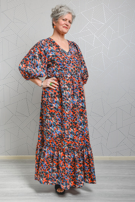 Sample Penelope Dress in Lady McElroy Cotton Lawn - Size 16